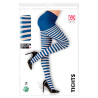 Námořnické pruhované punčocháče XL
