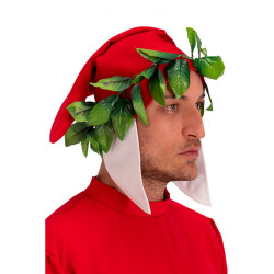 Klobouk Dante s čelenkou