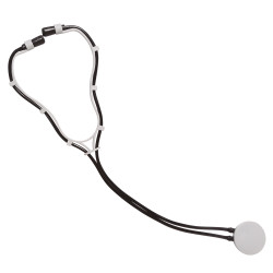 Černý stetoskop atrapa