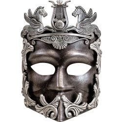 Stříbrná maska řecko-římská