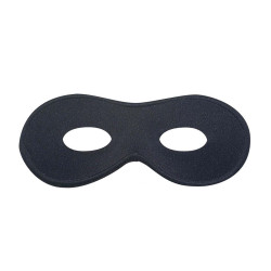 Škraboška černá domino klasik