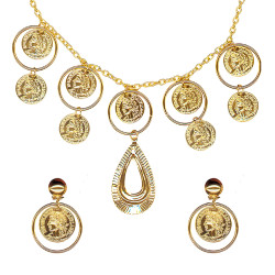Sada cikánka náhrdelník a náušnice