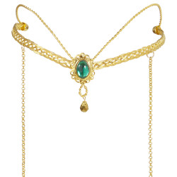 Elfí čelenka zlatá