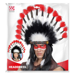 Indiánská čelenka péřová