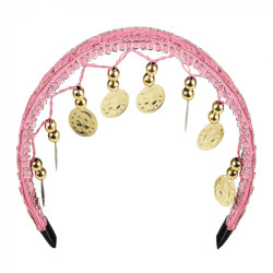 Cikánská sada - čelenka náramky a pásek