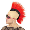 Paruka pankáče s červeným čírem