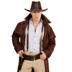 Kovbojské kšandy hnědé