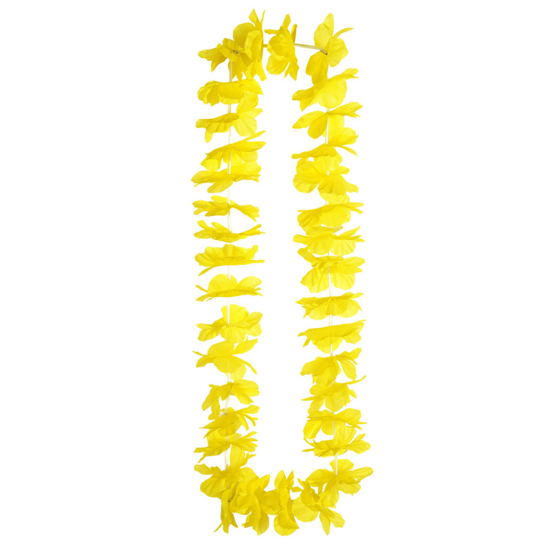 Havajský věnec žlutý květinový