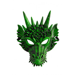 Maska draka zelená