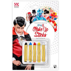 Barvy na obličej tužky 5 ks