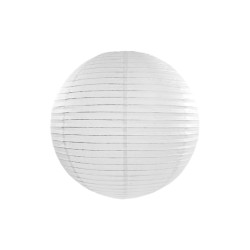 Bílý lampion 25 cm