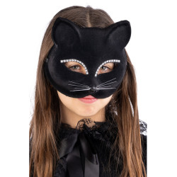 Sametová maska kočky