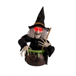 Čarodějnice v kotlíku 70 cm