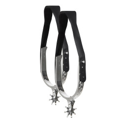 Kovbojské ostruhy stříbrné