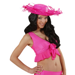 Slaměný klobouk plážový