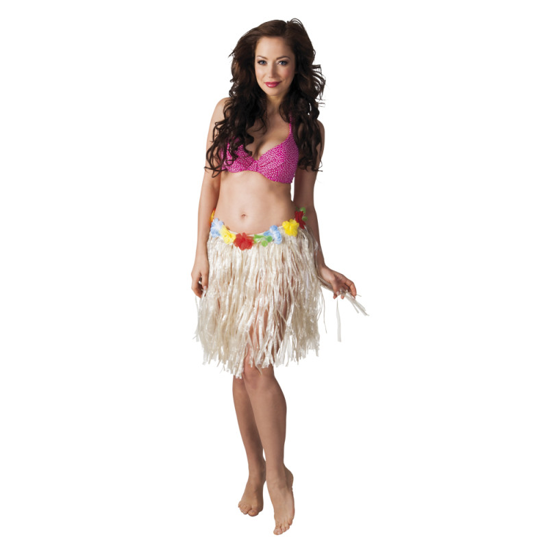 Sukně havajská krátká přírodní