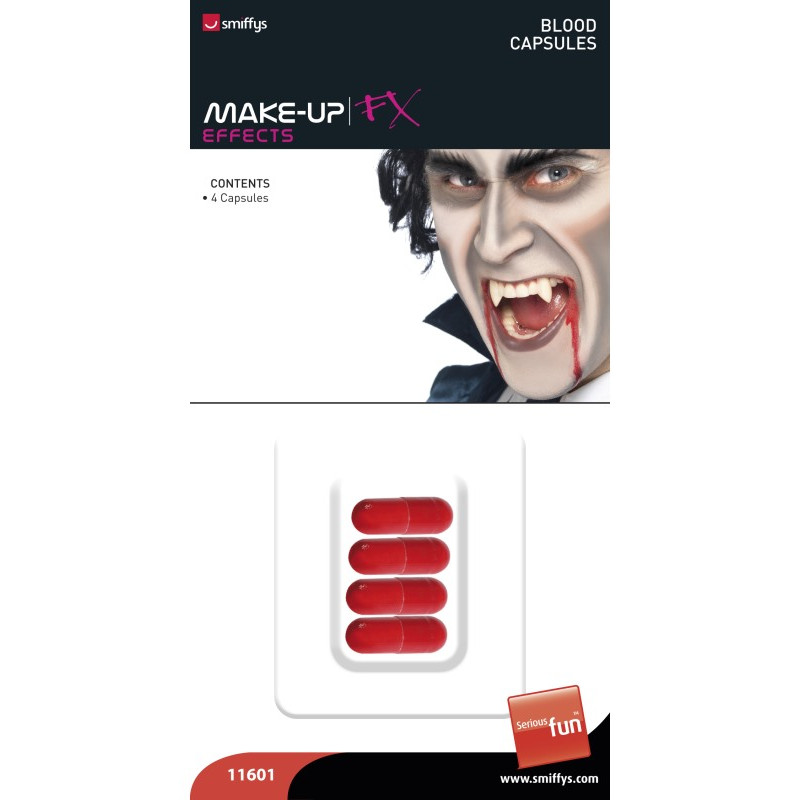 Kapsle s umělou krví