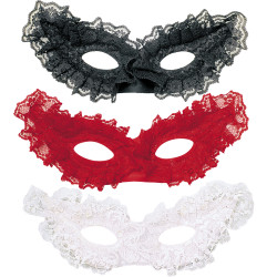 Škraboška s krajkou