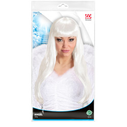 Andělská paruka bílá dlouhá