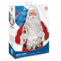 Mikulášská paruka s vousy lux