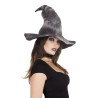 Čarodějnický klobouk lux šedivý
