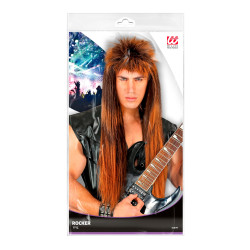 Paruka rocker dlouhá strakatá