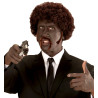 Paruka hnědé afro s vousy