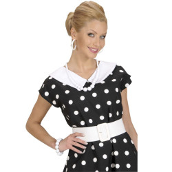 Náramek korále bílý retro