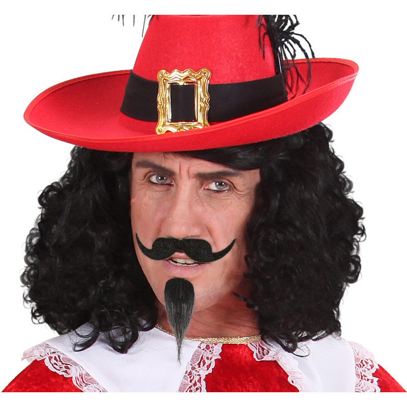 Vousy mušketýr černé