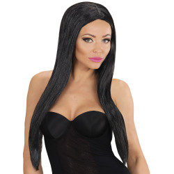 Paruka černá dlouhá dámská