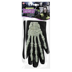 Rukavice - ruce kostlivce svítící ve tmě