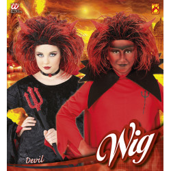 Paruka čert s rohy dětská