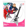 Nafukovací kytara zebra PVC