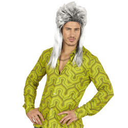 Pánská paruka rocker šedivá