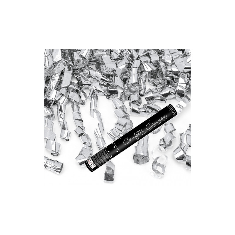 Serpentiny vystřelovací stříbrné 40 cm