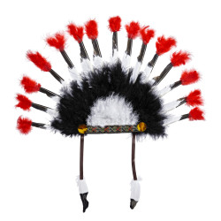 Indiánská čelenka péřová