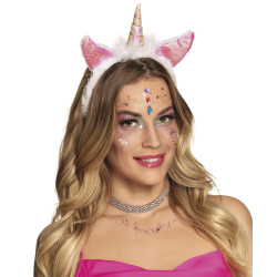 Čelenka jednorožec s oušky