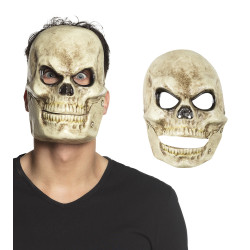 Maska lebka s pohyblivou čelistí