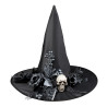 Čarodějnický klobouk černý luxus