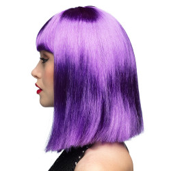 Paruka neonově fialová dámská Dance