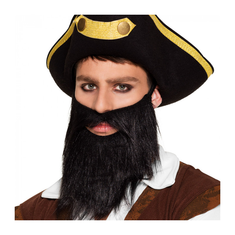 Vousy pirátské černé