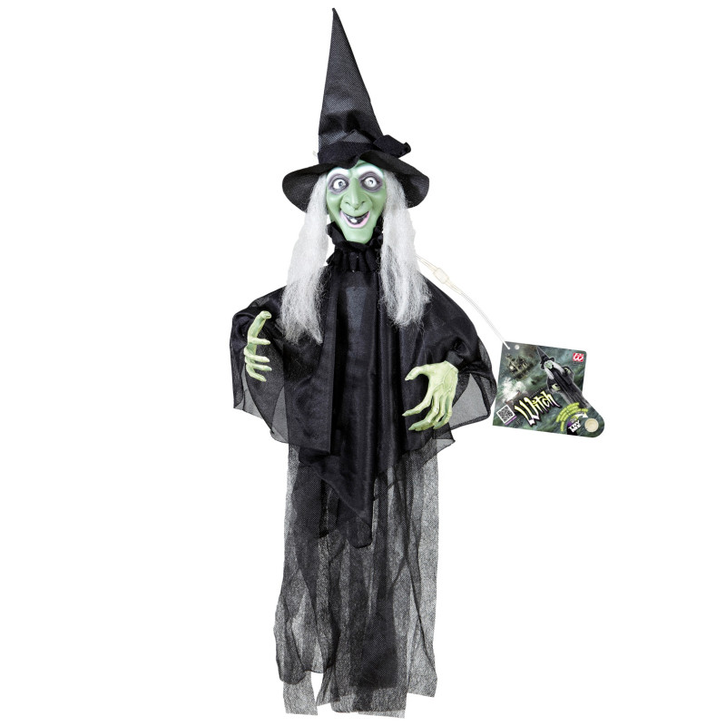 Čarodějnice pohyblivá dekorace 60 cm