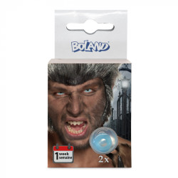 Kontaktní čočky vlkodlak světle modré