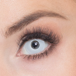 Kontaktní čočky zombie bílé