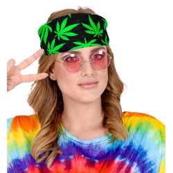 Šátek s potiskem marihuana