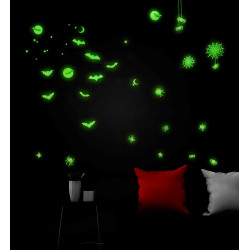 Halloweenské samolepky 21x15 cm