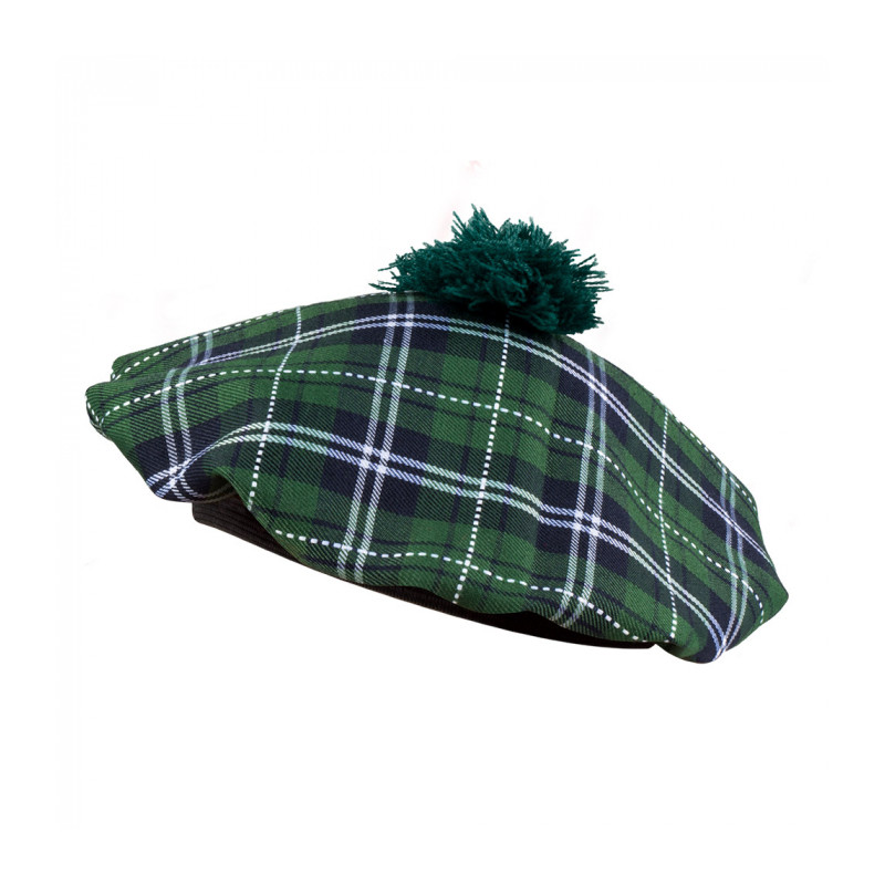 Skotský baret zelený