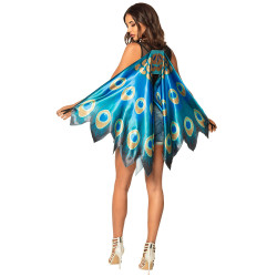 Paví křídla karnevalový doplněk