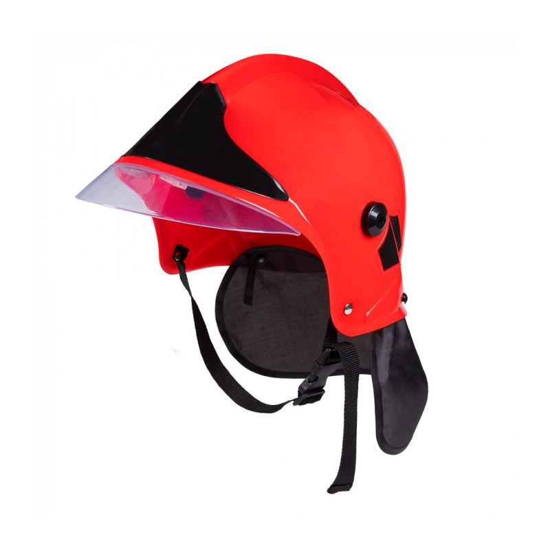 Hasičská helma červená