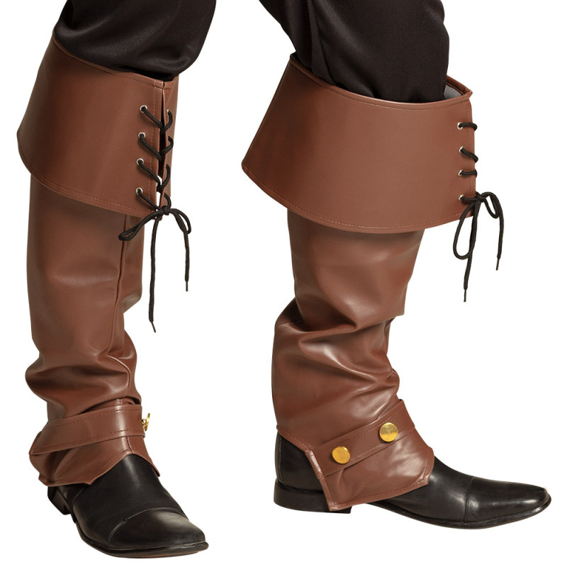Návlek na boty historický hnědý